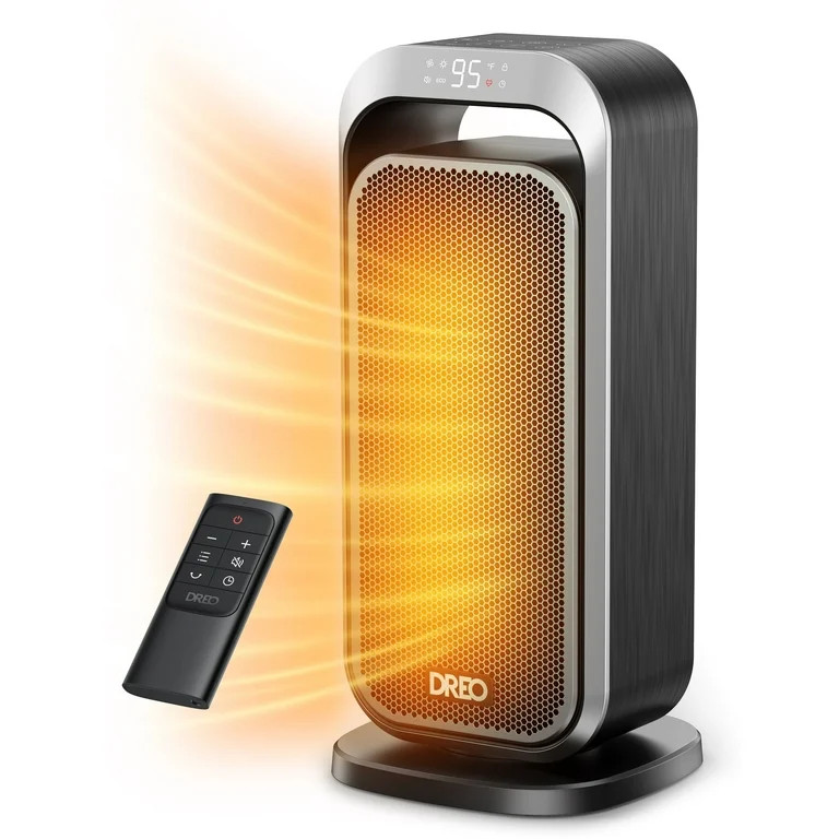 Dreo Space Heaters for Inside, Portable Electric Heater with Remote, 70° Oscillation, 1500W PTC ... | Walmart (US)