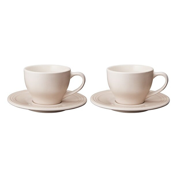 LE CREUSET CLASSIC CAPPUCCINO CUPS SET OF 2 - MERINGUE | Indigo (CA)