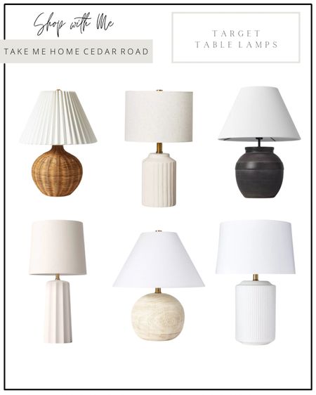 Target finds - table lamps I am loving right now! 

All under $80! 

Table lamp, lamp, ceramic lamp, living room lamp, bedroom lamp, neutral lamp, target lamp 

#LTKhome #LTKfindsunder100
