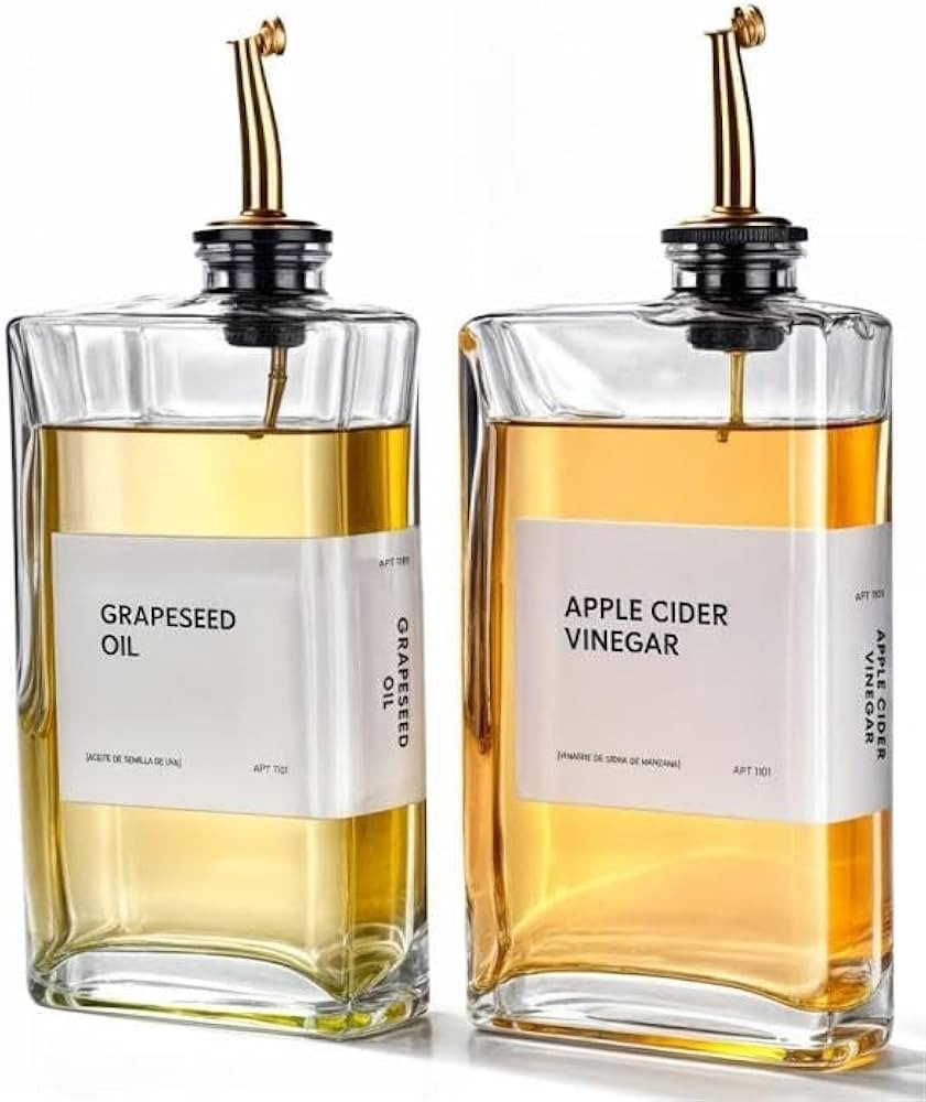 Olive Oil Dispenser for Kitchen, Cooking Oil Dispenser, Oil and Vinegar Dispenser Set, Olive Oil ... | Amazon (US)