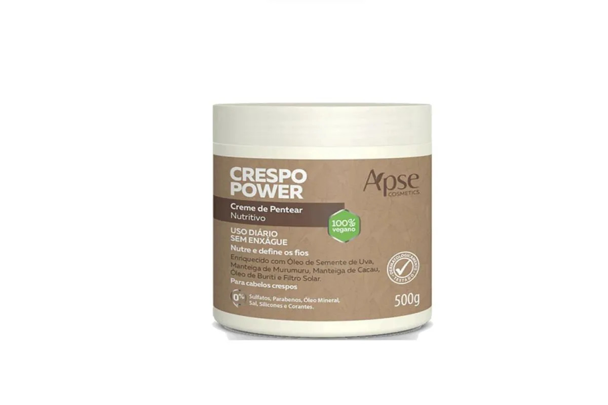 Apse Crespo Power Creme De Pentear 500 Gr | DrogaRaia (BR)