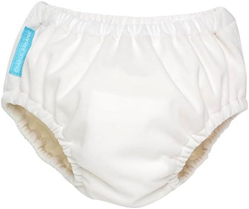 Charlie Banana Baby Reusable and Washable Swim Diaper for Boys or Girls, White, Medium | Amazon (US)