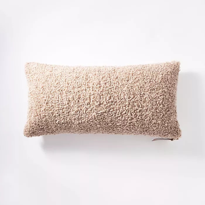 Boucle Throw Pillow with Exposed Zipper - Threshold™ designed with Studio McGee | Target