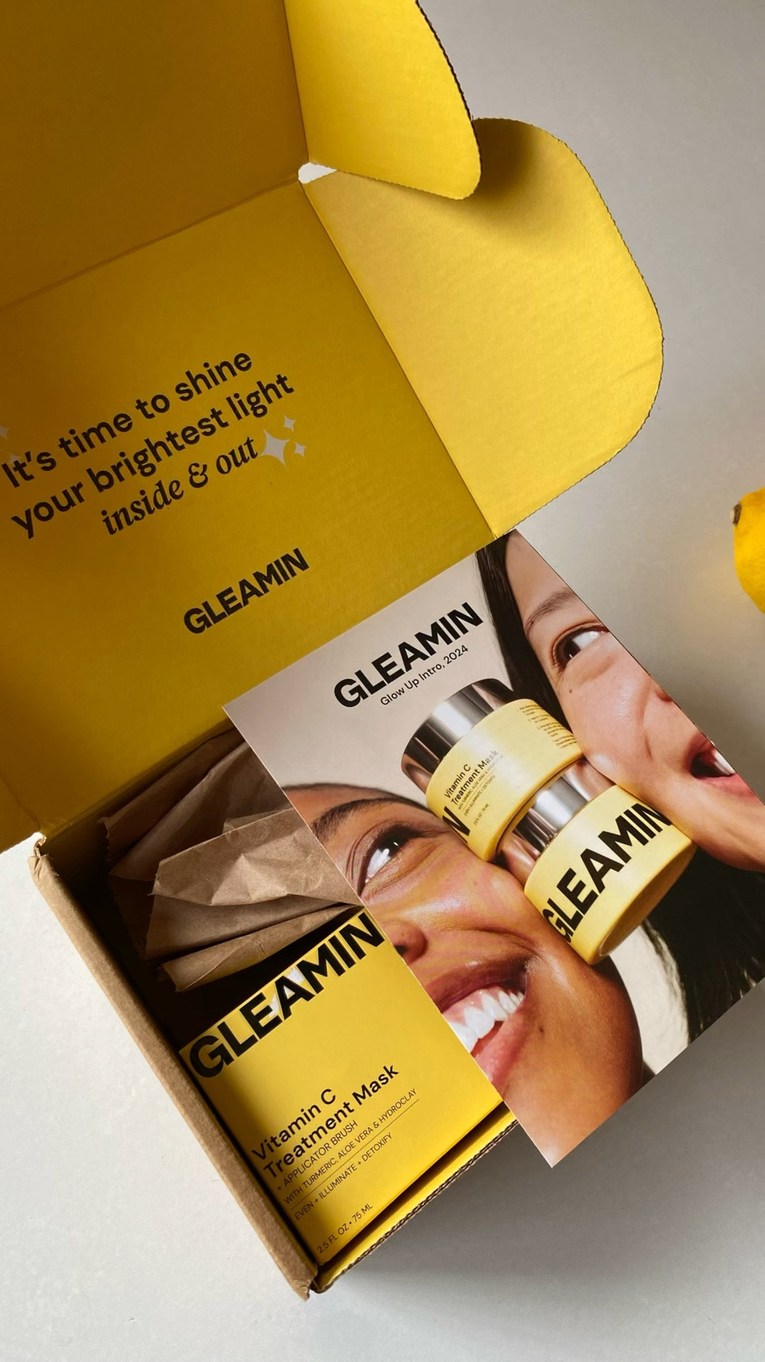 Friday night face mask with GLEAMIN 🫧⭐️ 
• Leaves my skin radiant in 10 minutes fades dark spots, improves texture and visibly evens skin tone, naturally.
Safe for all skin types, and great for the girlies with hyperpigmentation! this mask is my glow-to. 🍋🍊

GLEAMIN 🔗 AMAZON 🔗 ⬇️🛒

#LTKBeauty