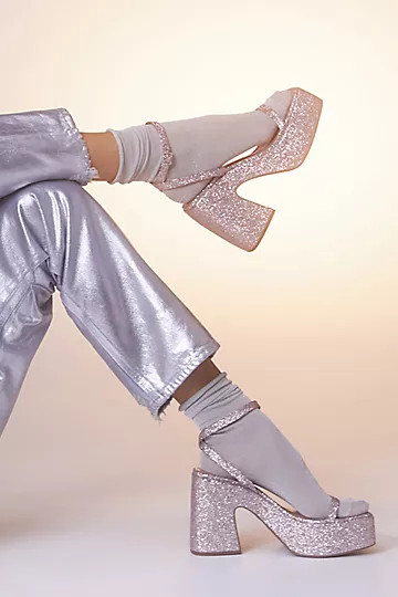 Vicenza Strappy Platform Heels | Anthropologie (US)