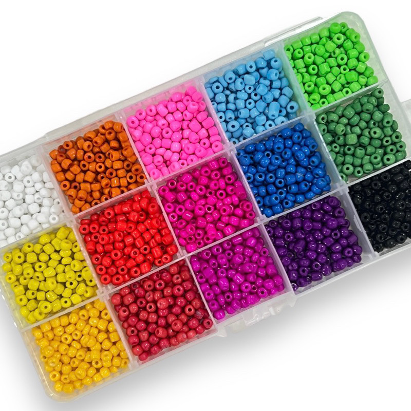 Kit de Miçanga 6/0 - 04mm para pulseiras e bijuterias | Shopee (BR)