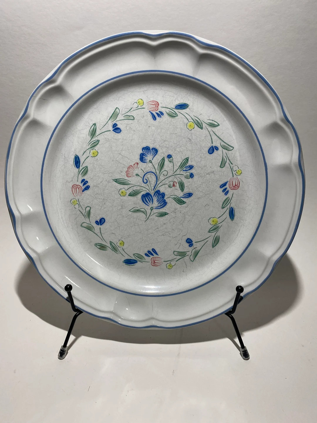 Floral Expressions Stoneware Hand DECORATED MEXICO Dinner Plate Replacement Plate Hearthside | Etsy (US)