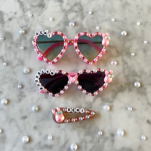 Personalized Pink Bunny Sunglasses | Strand.Up | Strand.Up