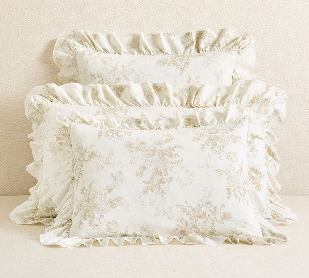 LoveShackFancy Reversible Floral Sham | Pottery Barn (US)
