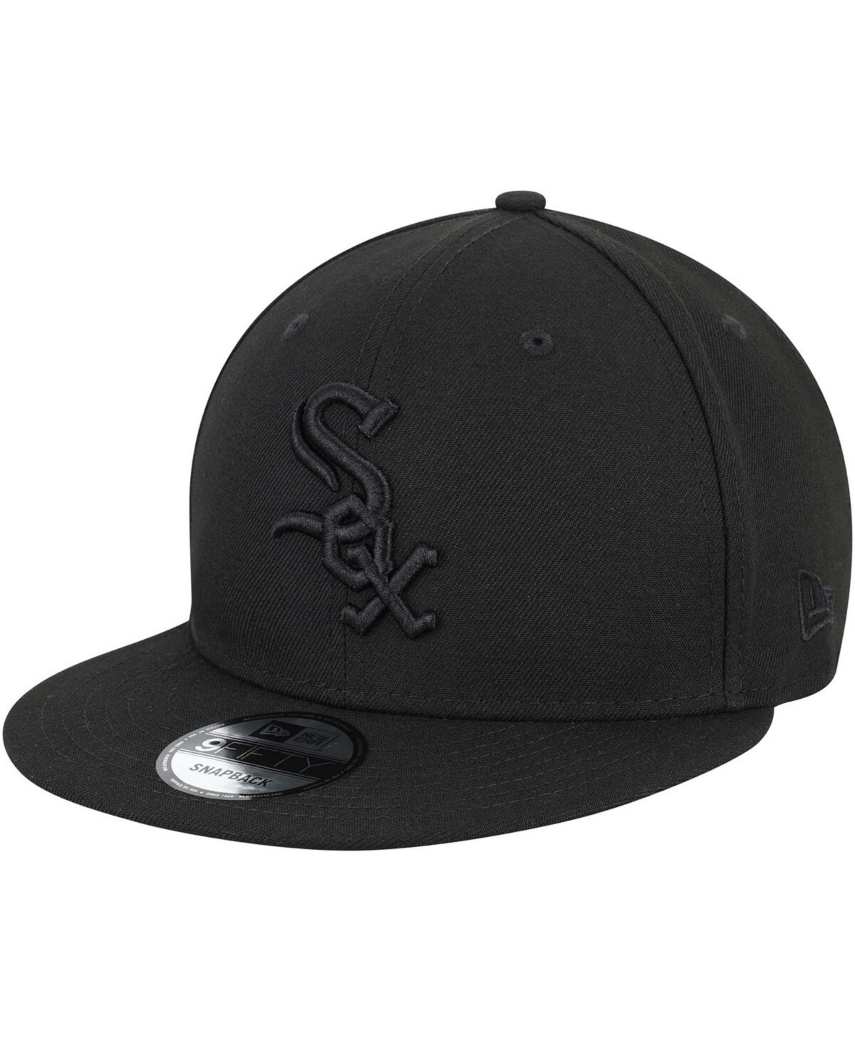 Chicago White Sox Black On Black 9Fifty Team Snapback Adjustable Hat - Black - Black | Macy's AU | APAC
