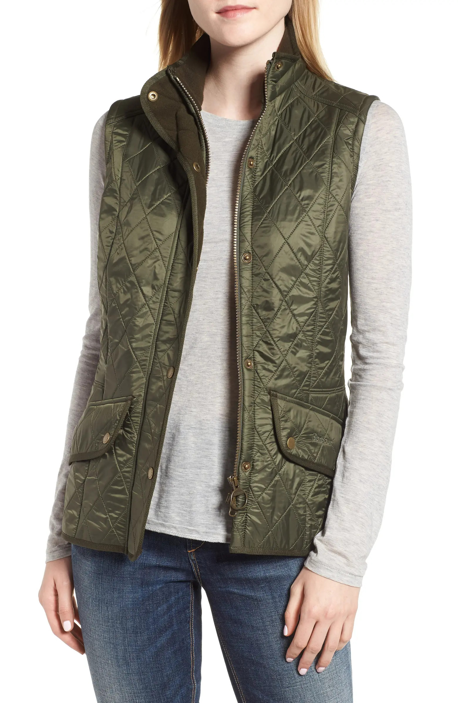Barbour Cavalry Fleece Lined Vest | Nordstrom | Nordstrom