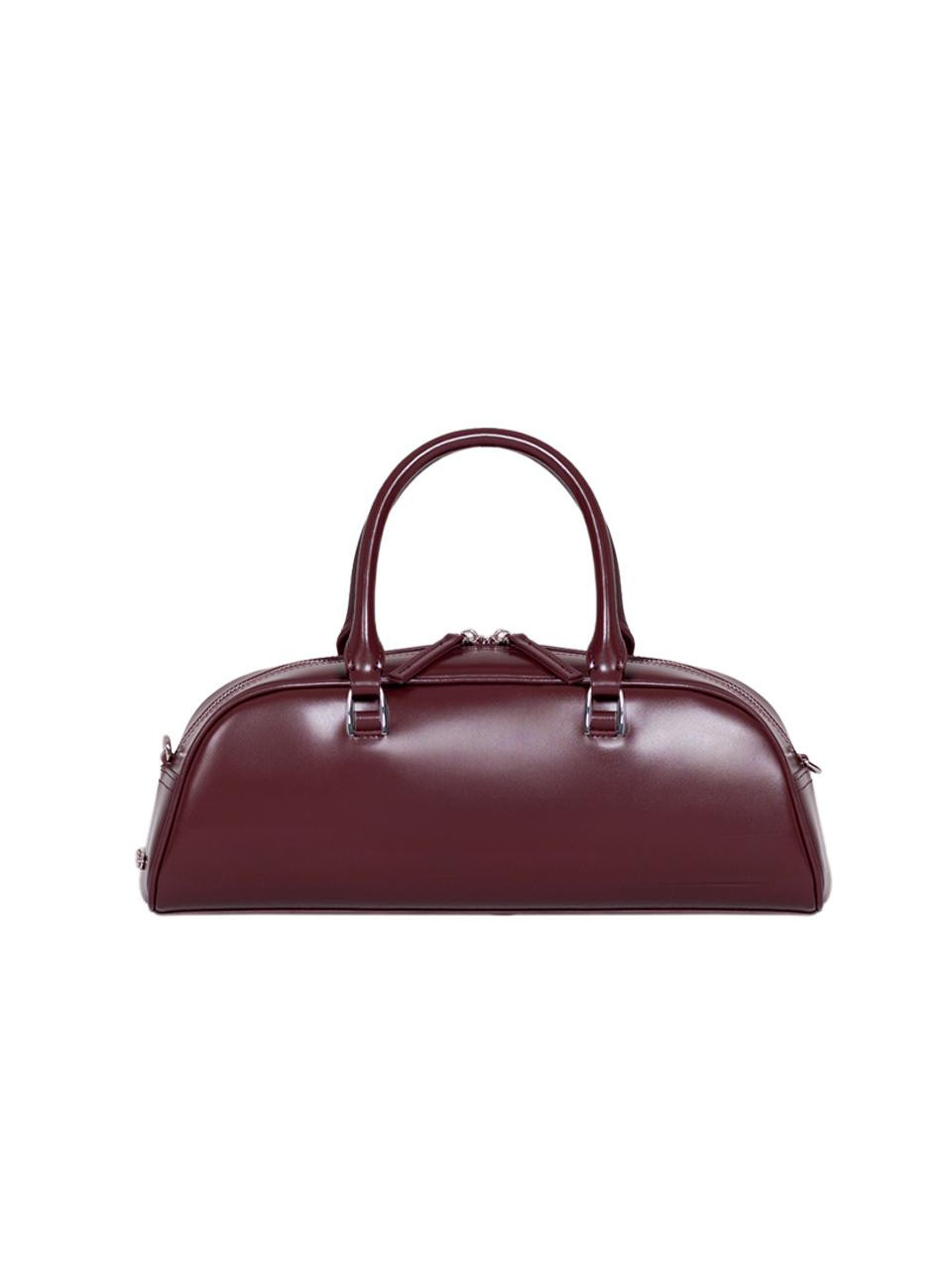 Half Moon Bowling Tote Bag_Burgundy | W Concept (US)
