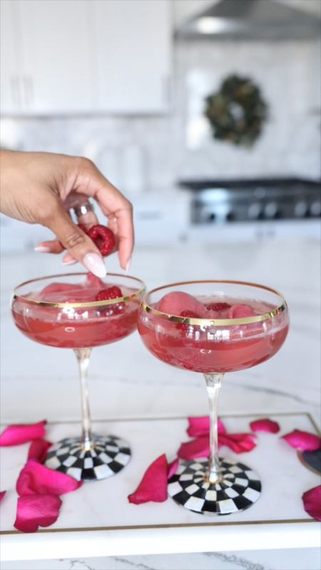 Prosecco Raspberry Floats Perfect Cocktail for Valentines Day or Galentines Day. Best Part is it can be for brunch or dessertt

#LTKMostLoved #LTKSeasonal #LTKVideo