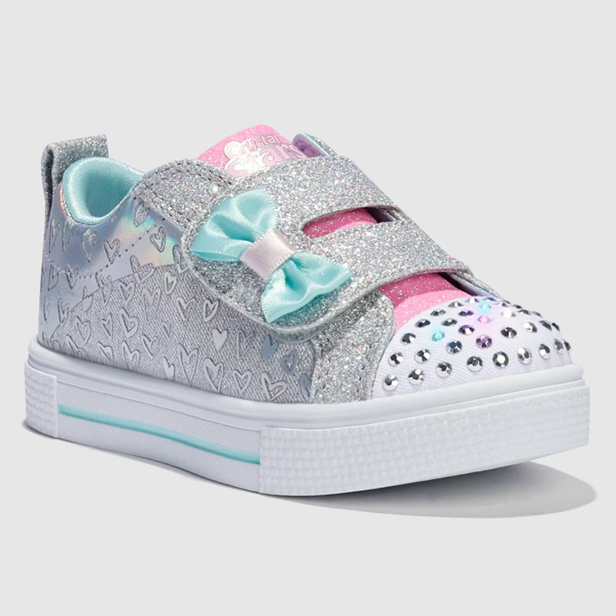 S Sport By Skechers Toddler Kelsi Sneakers - Aqua Blue/Gray | Target