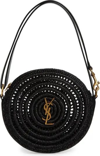 Woven Raffia Round Camera Bag | Nordstrom