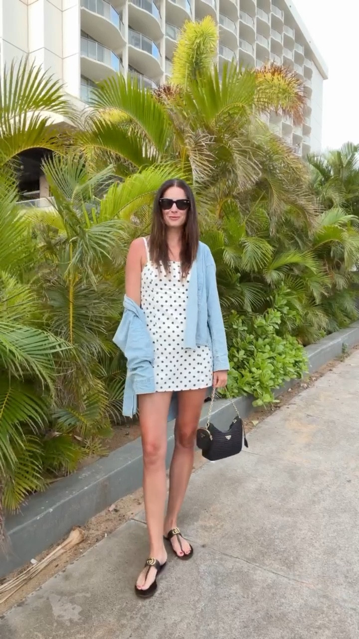 This polka dot dress is darling annnddd it even has built in shorts!! It comes in 9 colors/prints and I am wearing an XS regular! 

#LTKgrwm #LTKTall #LTKootd