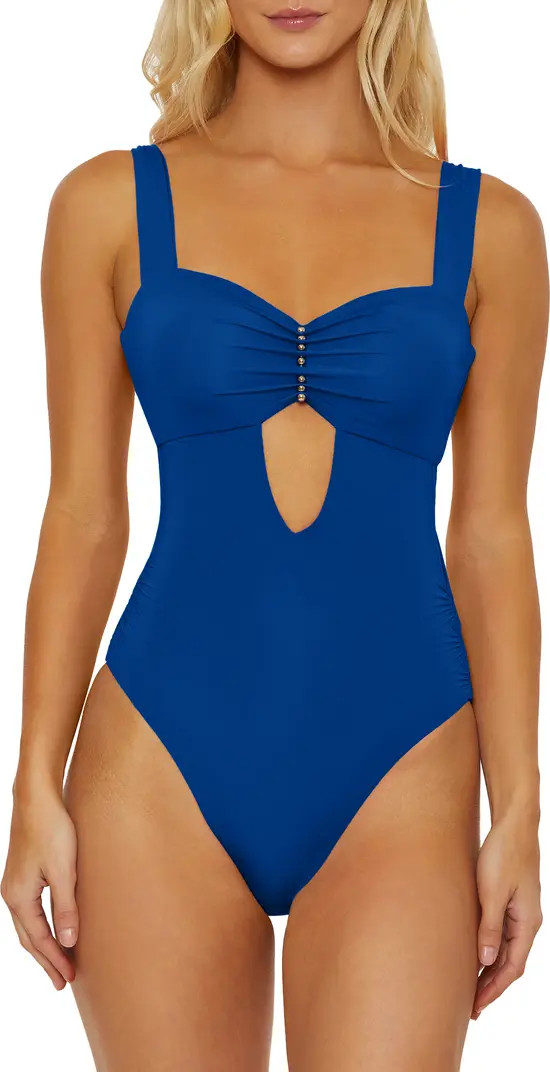Belmore Pleated One-Piece Swimsuit | Nordstrom