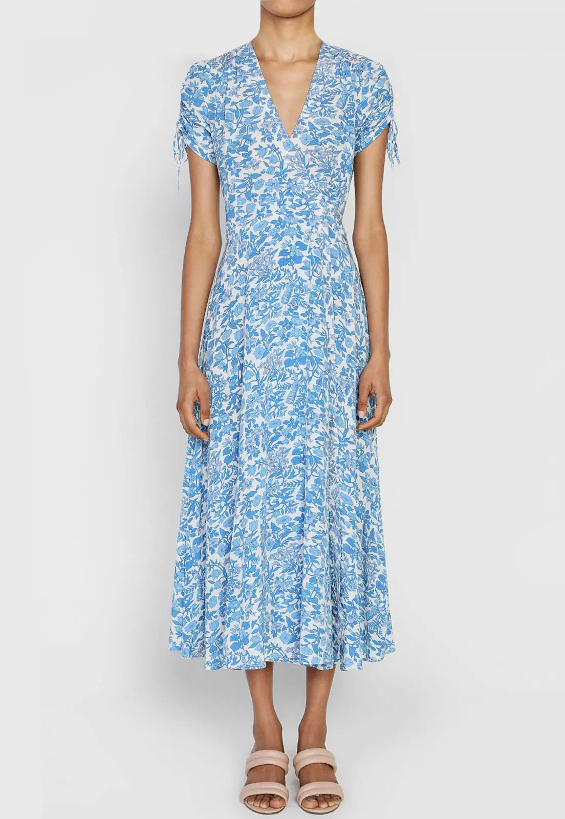 Vestido Polo Ralph Lauren Midi Floral Azul | Dafiti (BR)