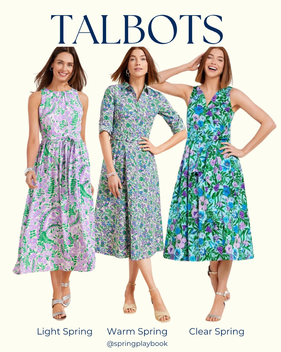 Floral dresses at Talbots. 

Sub-seasons noted for visual & based on stock photos. Don’t forget to wear what makes your heart sing. 

#createdcolorful #createdcolorfulspring #hocspring #tcispring #pcaspring #lightspring #warmspringg #truespring #brightspring #clearspring #paintboxspring #bluespring

#LTKsalealert #LTKwedding #LTKparties