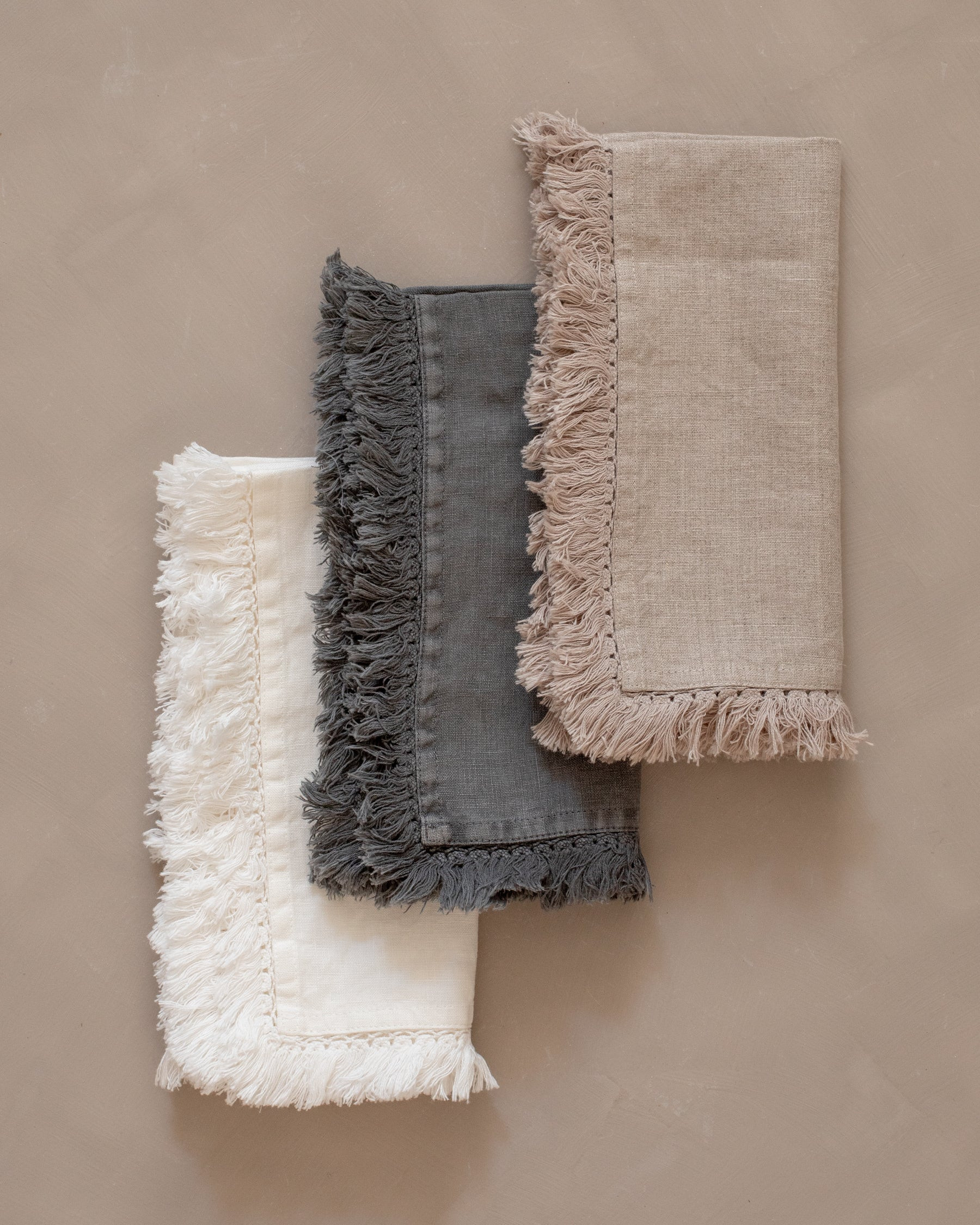 Stonewashed Linen Napkin | The Vintage Rug Shop