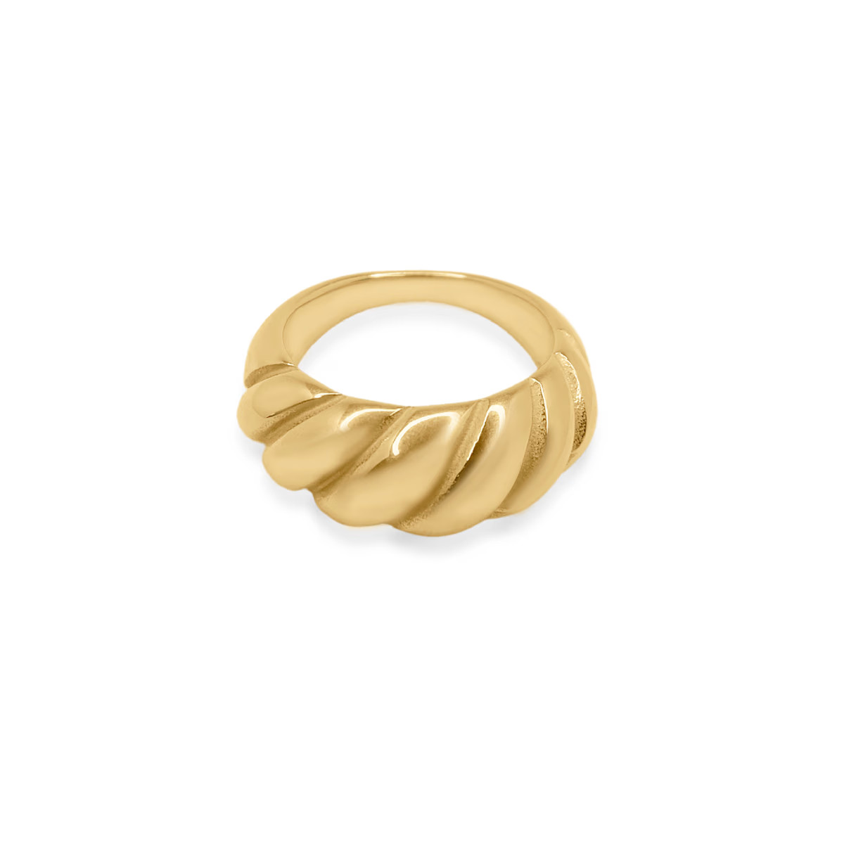 Thalia Croissant Dome Ring | Wolf & Badger