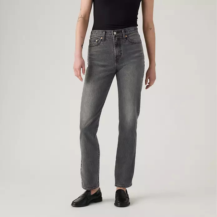 Wedgie Slim Fit Women's Jeans - Grey | Levi's® US | Levi's US
