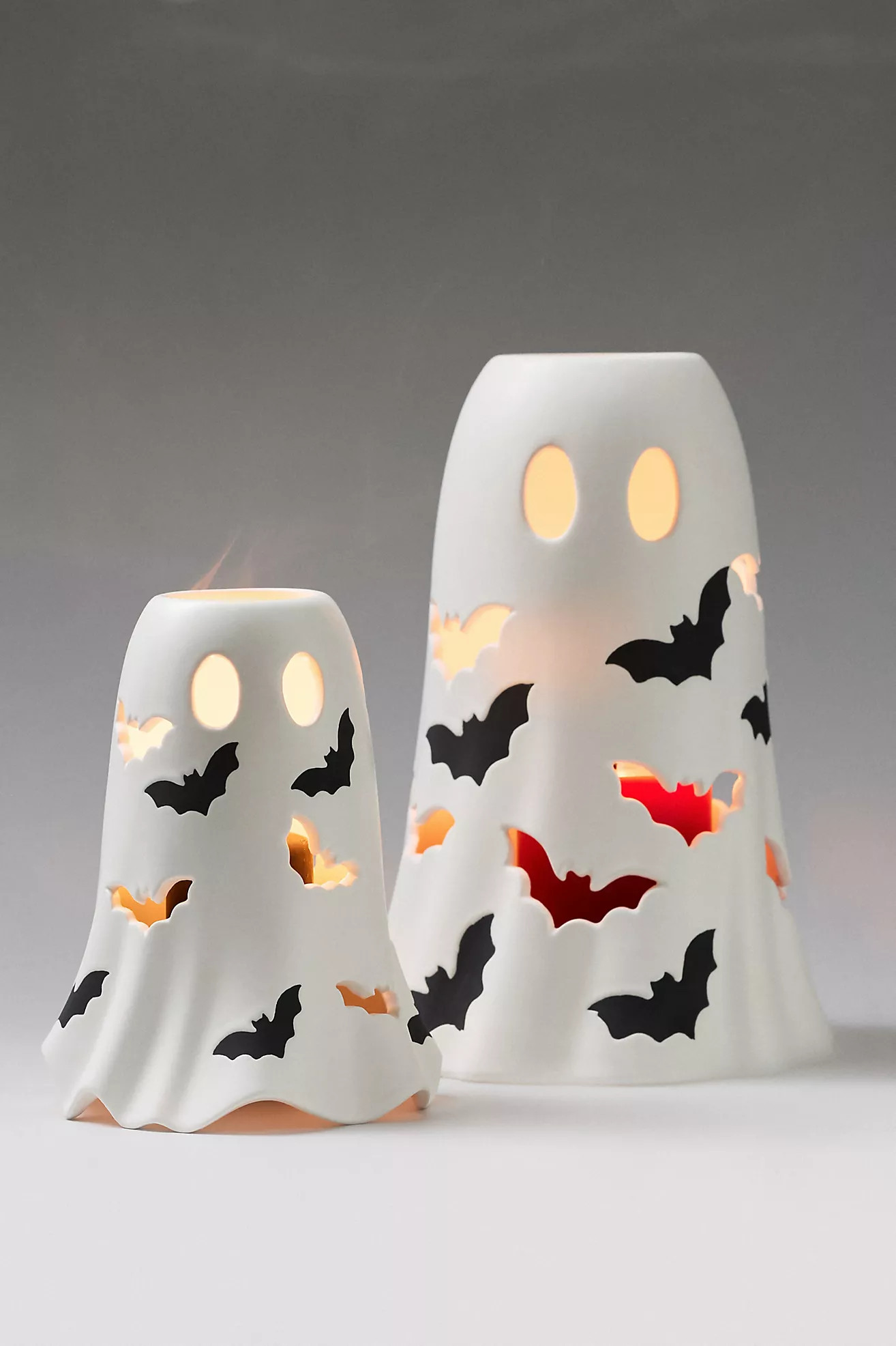 Ghost Ceramic Hurricane Candle Holder | Anthropologie (US)