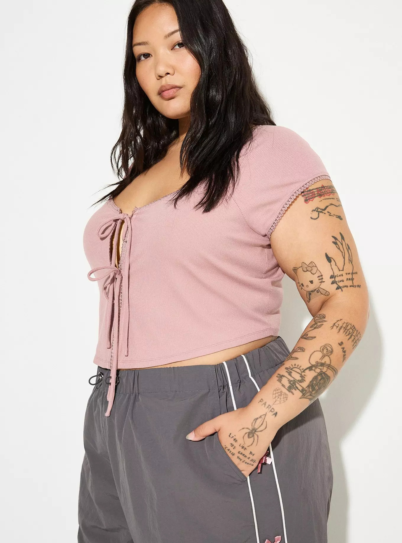 LoveSick Side-Bows Track Pants | Torrid (US & Canada)