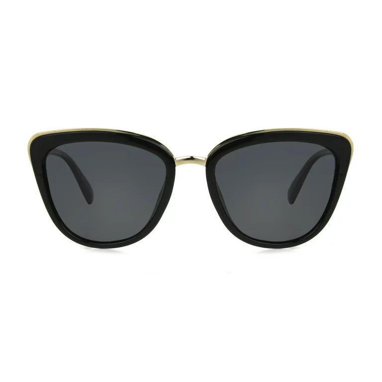 Foster Grant Women's Cat Eye Sunglasses Black | Walmart (US)