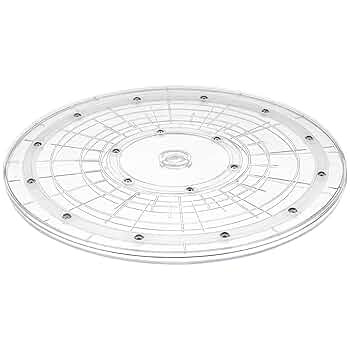 12 inch Lazy Susan Turntable,Acrylic Lazy SusanTurntable for Cabinet,Rotating Lazy Susan Turntabl... | Amazon (US)