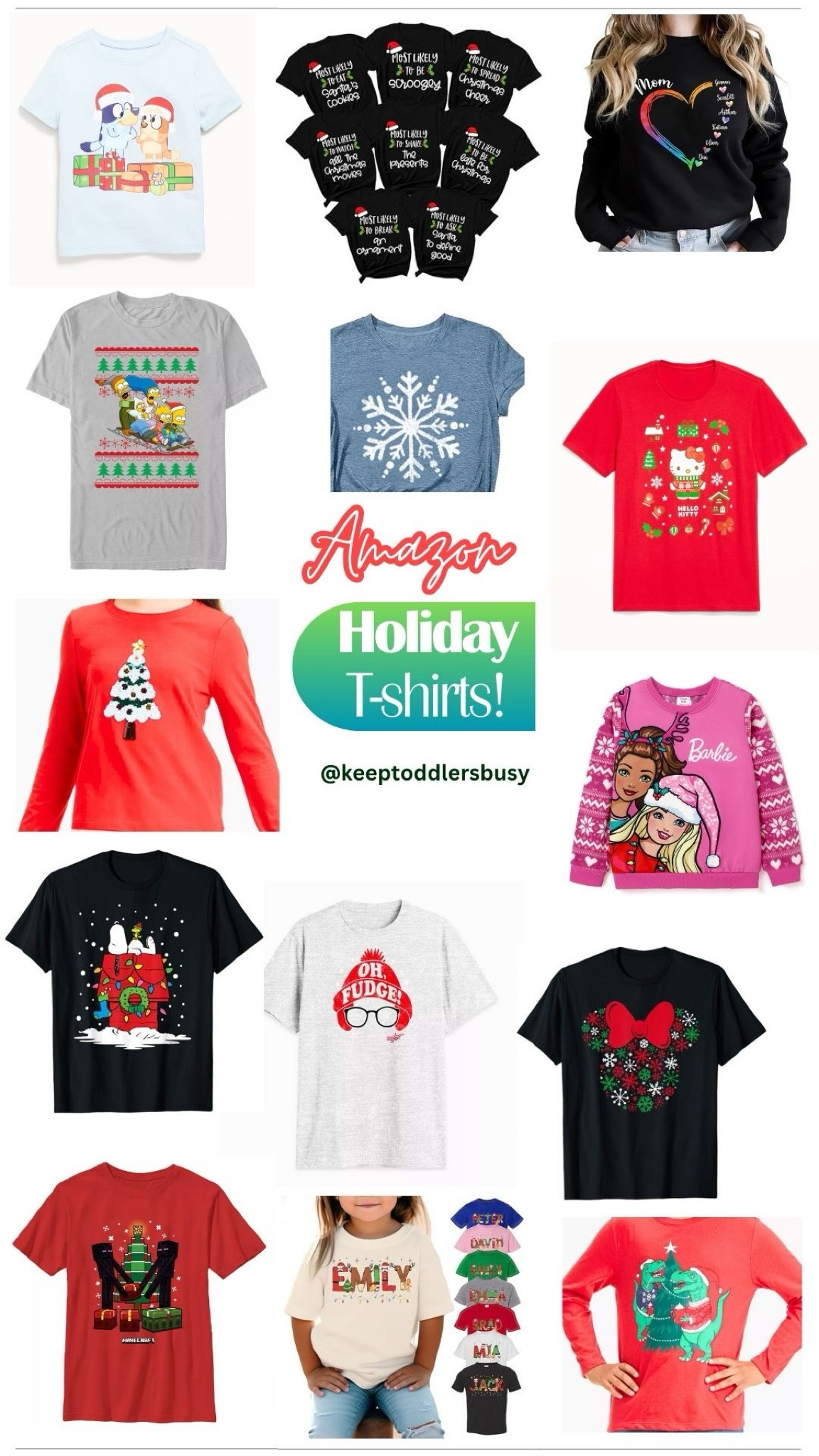 I HAVE to have my holiday tshirt!😍
#HOLIDAYS 

#LTKGiftGuide #LTKHoliday #LTKFamily