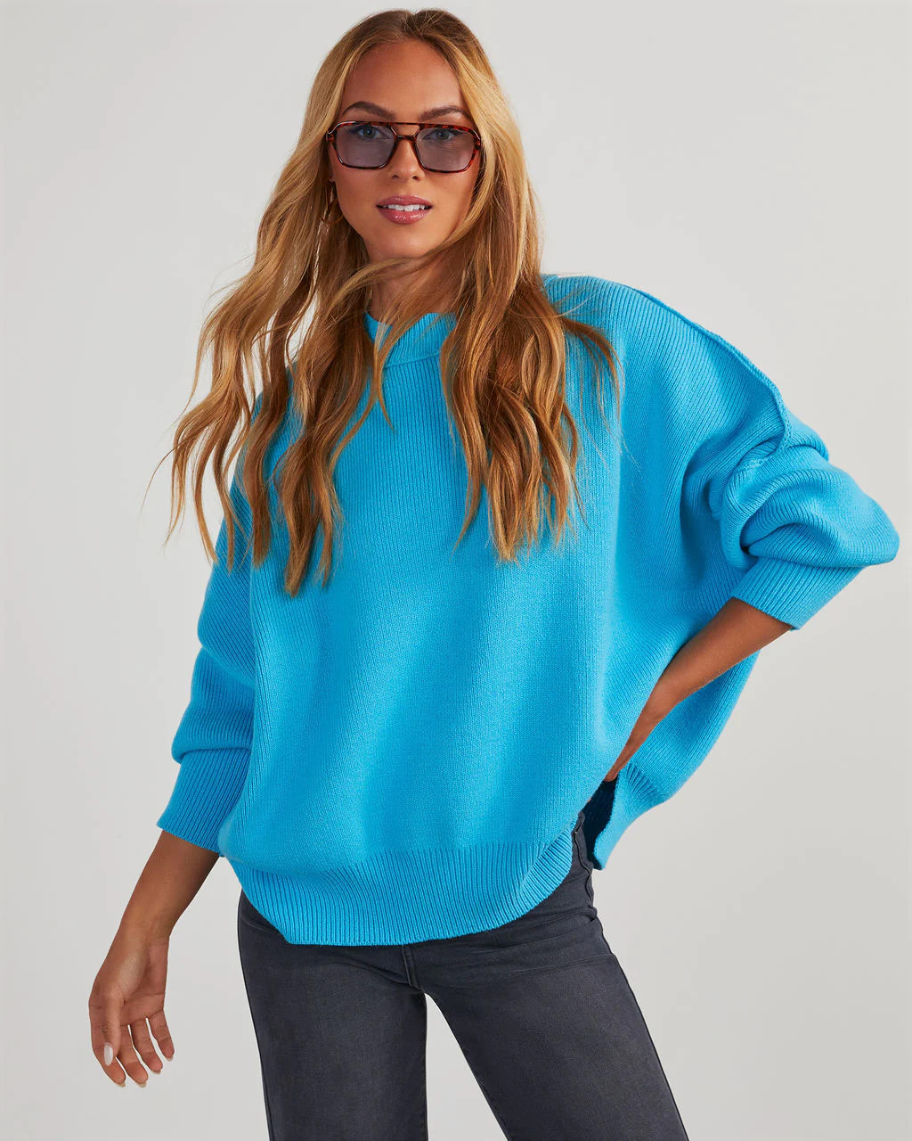 Elouise Knit Oversized Pullover Sweater | VICI