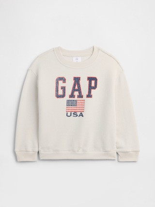 babyGap Relaxed USA Logo Sweatshirt | Gap Factory