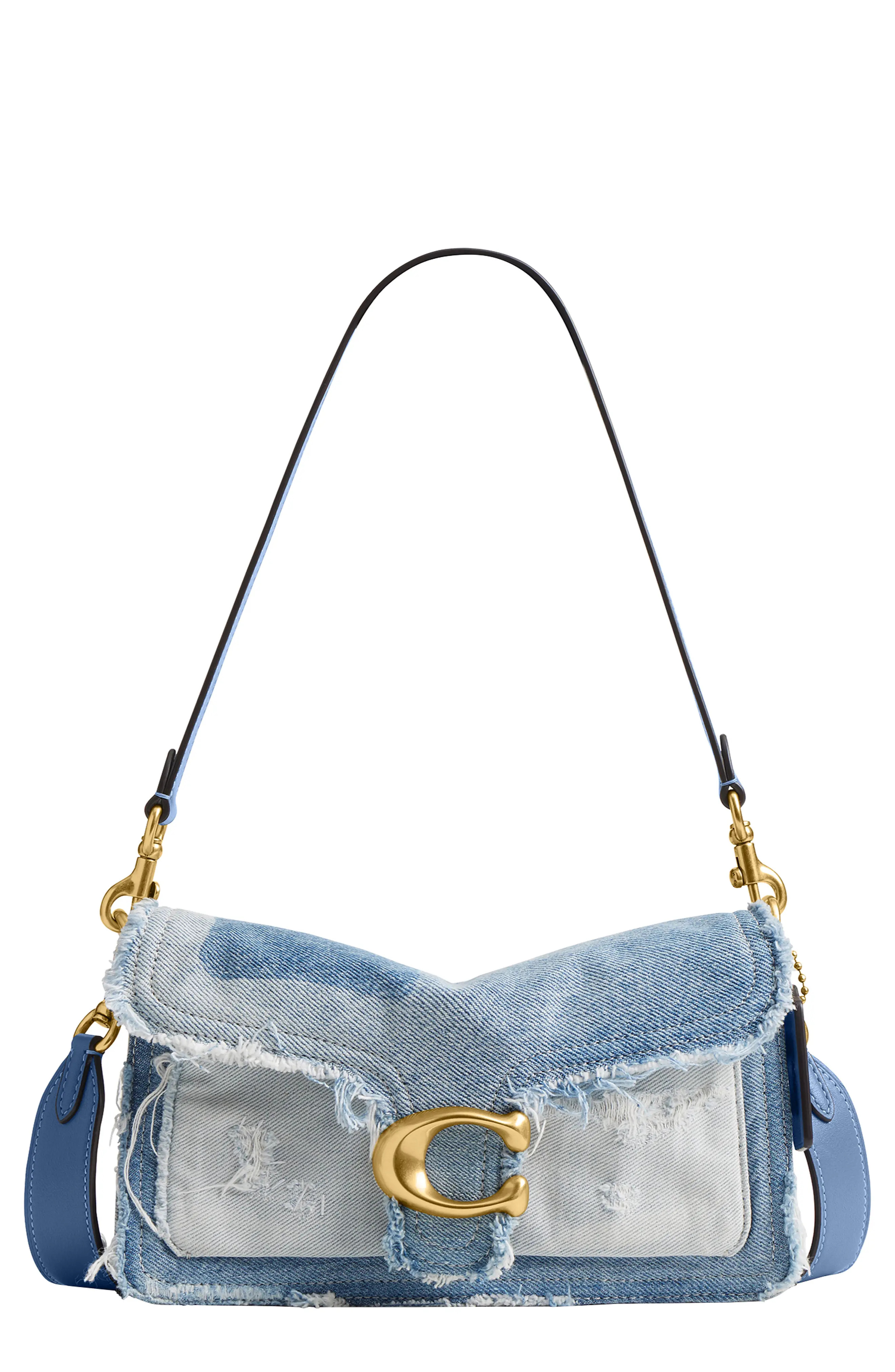 Tabby 26 Upcycled Denim Patchwork Shoulder Bag (Women) | Nordstrom | Nordstrom