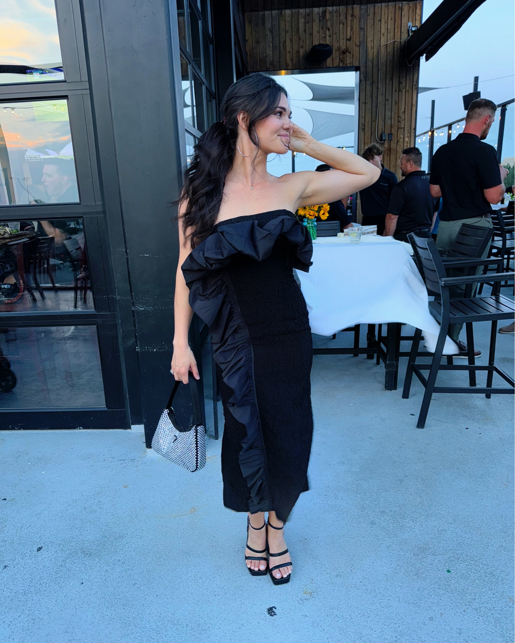 This unique dress made for the perfect piece to attend a rehearsal dinner. I’ve liked the product as well as additional dress options from the same designer. Happy shopping! 