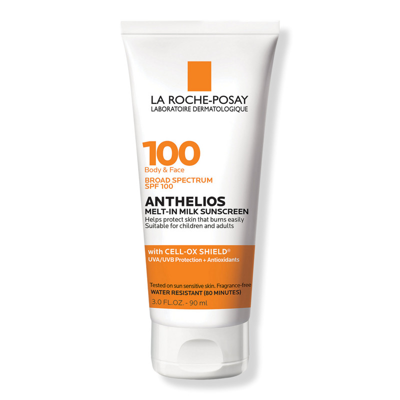 La Roche-Posay Anthelios Melt-in Milk Body & Face Sunscreen Lotion SPF 100 | Ulta Beauty | Ulta