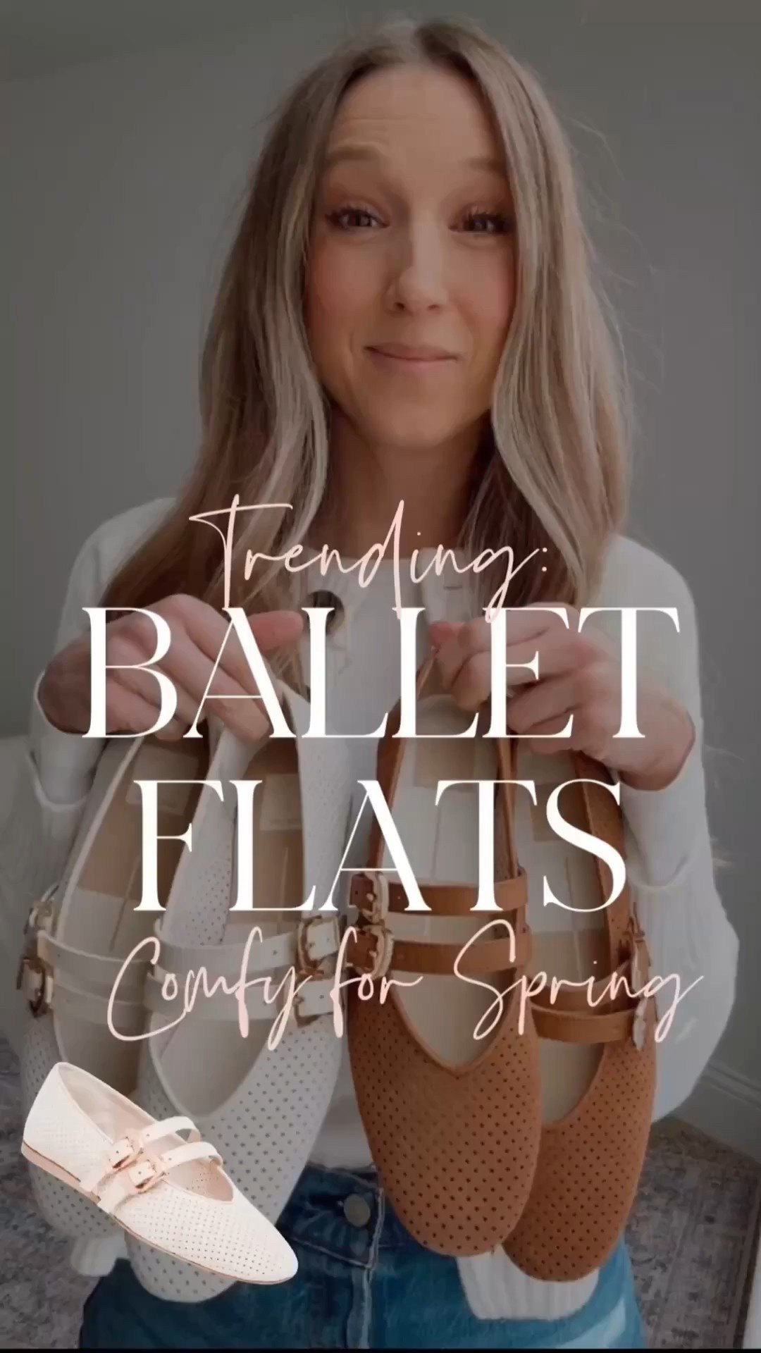 Ballet flats! Perfect as part of your spring outfit, Mary Jane sandals go great with pants, jeans, or dresses!

Sunsets and Stilettos, workwear, flats for work



#LTKOver40 #LTKWorkwear #LTKSeasonal