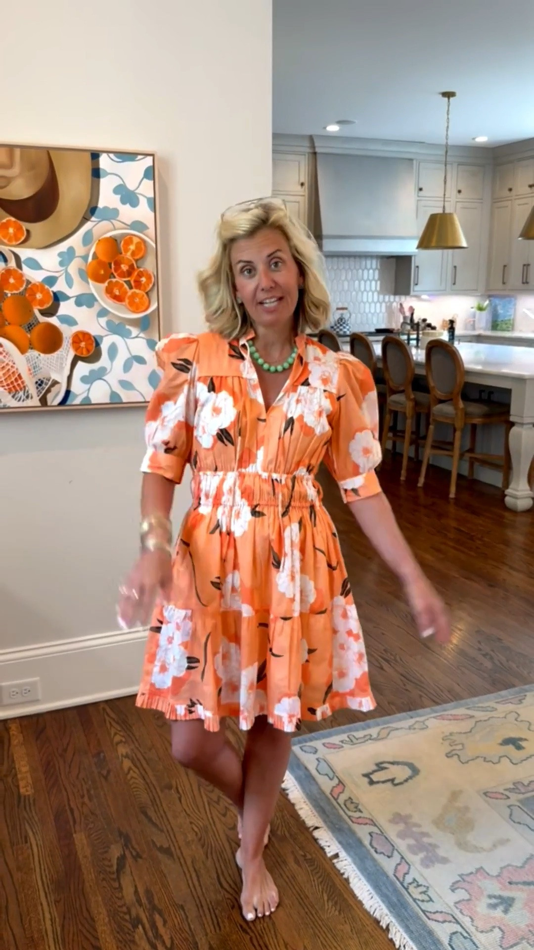 30% off!!! I knew when I saw this orange dress I had to have it! I’m wearing a size small and it’s such a gorgeous dress!! My Julie Vos necklace, and earrings are on sale too! 
* Use code Catherine20 for 20% off my bracelets
*Use code BLOOM for 20% off Urban Garden Prints

#LTKdayinmylife #LTKmomlife #LTKOver40
