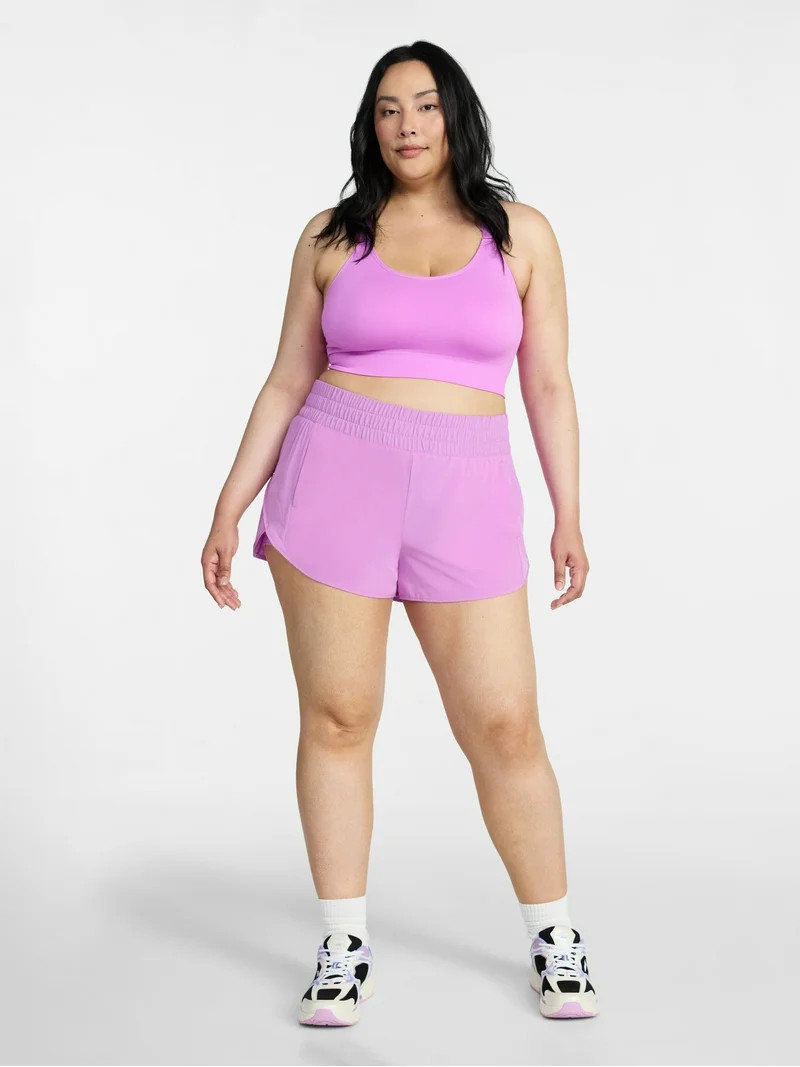 Avia Women's and Women's Plus Running Shorts with Bike Liner, Sizes XS-4X | Walmart (US)