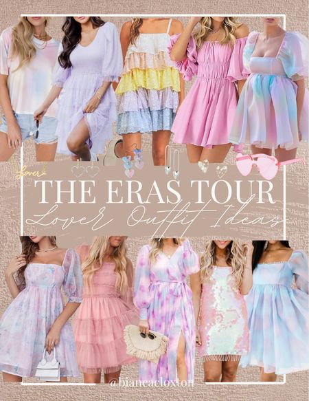 💕UPDATED💕 The Eras Tour - Lover Outfit Ideas

Taylor Swift, Concert Outfit, Pastel Dress, Whimsical, Tie Dye, Sequins, Girly, Babydoll Dress, What to wear

#LTKFind #LTKstyletip #LTKunder50