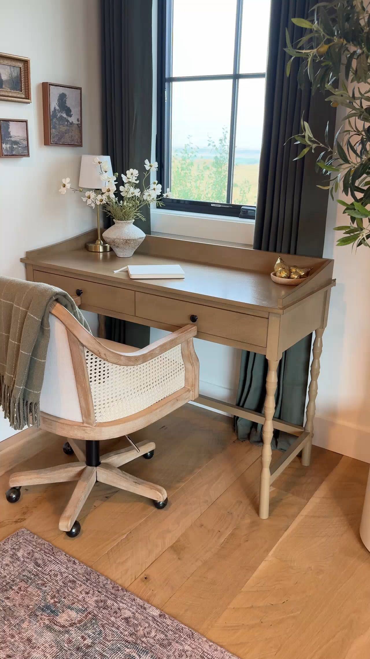 PART 5 of 5- The behind the scenes of the new living room in our in-law apartment! I'll take you through each piece, why I love it and what I chose to do in each space (plus why).

For more details or the remaining parts, head to my LTK and go to my Look for Less Living Room Collection.

Follow my shop @rushtonhome on the @shop.LTK app to shop this post and get my exclusive app-only content! Don’t forget to turn on post notifications using the 🔔 to get first dibs!

Follow @rushtonhome on Instagram and Pinterest for more home decor inspiration and affordable home finds!

Are you looking for anything home related? You’re in the right place! At Rushton Home, I do: home decor, living room, bedroom, affordable, walmart, target, amazon, wayfair, new arrivals, winter decor, spring decor, fall decor, fall finds, summer decor, home decor refresh, studio mcgee x target, hearth and hand, magnolia, holiday decor, seasonal decor, dining room decor, bedroom decor, living room decor, affordable home decor, furniture, weekend deals, sale, on sale, pottery barn, kirklands, west elm, bench, foyer table, faux florals, rugs, couches, sofa, sectional, dresser, nightstand, night stand, end tables, lamps, art, wall art, etsy, pillows, blanket, interior design, interior styling, bedding, side tables, bed frame, tray, side table, throw pillows, look for less, designer dupe, budget decor, bar stools, counter stools, vase, ceramic pottery, budget, budget friendly, coffee table, dining chairs, cane, rattan, wood, white wash, rustic amazon home, arch, brass hardware, gold hardware, vintage, antique, european inspired, french country, back in stock 

 

#LTKHome #LTKSaleAlert #LTKFindsUnder100