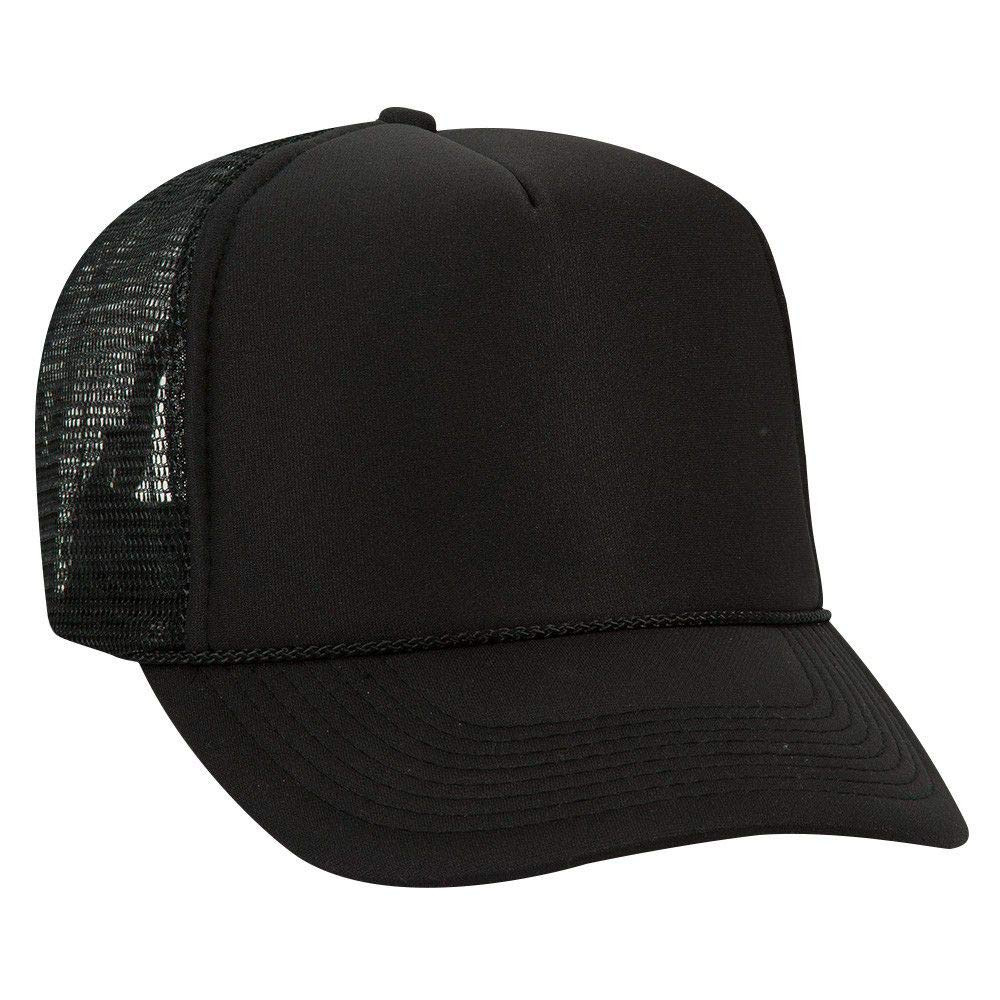 OTTO Polyester Foam Front 5 Panel High Crown Mesh Back Trucker Hat | Amazon (US)