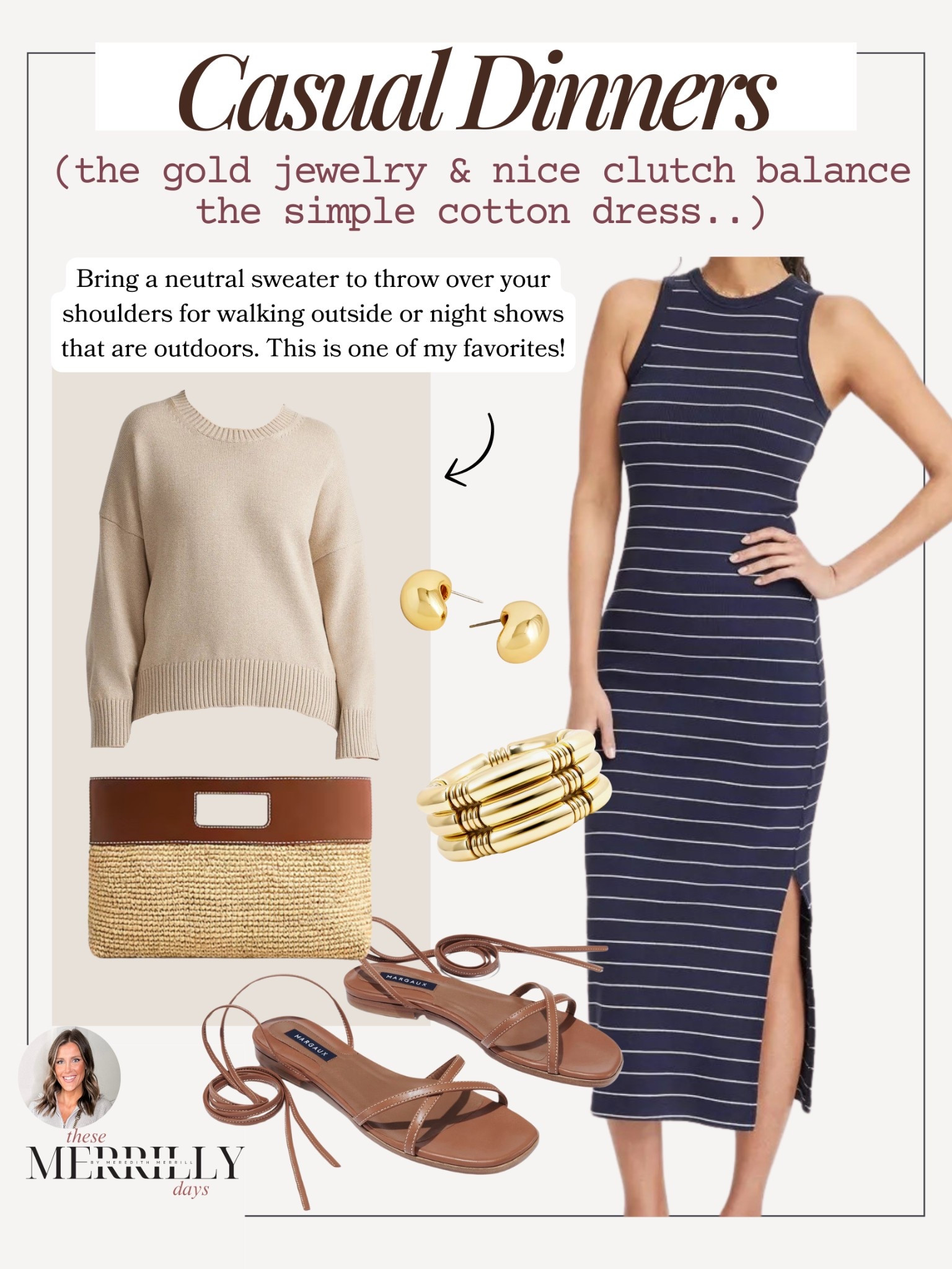 Cruise vacation capsule / casual dinner / what to pack / midi dress / lace up sandals / straw clutch 

#LTKFindsUnder50 #LTKFindsUnder100 #LTKShoeCrush