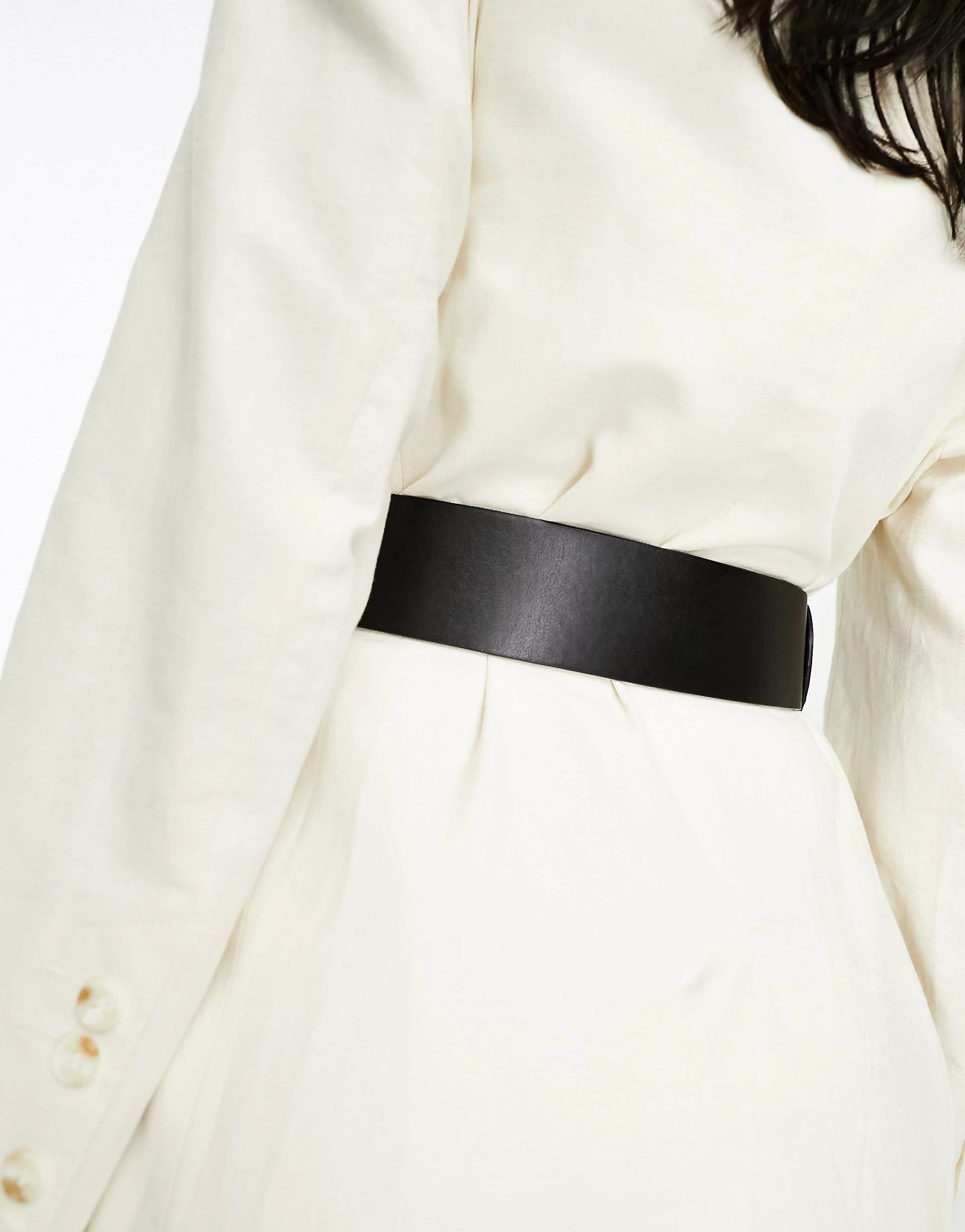 ASOS DESIGN wide waist belt with decorative buckle | ASOS (Global)