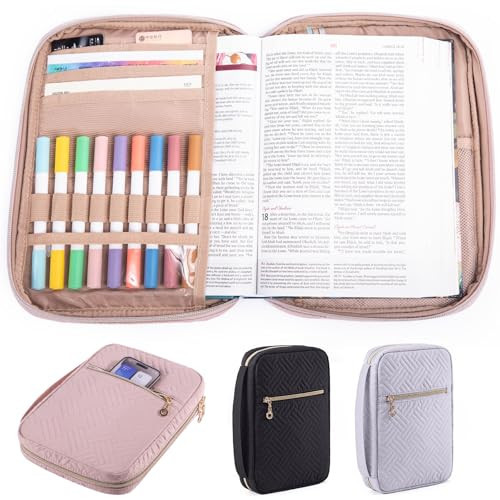 APLUFINE Bible Cover for Women - Soft Bible Case - Bible Holder for Church | Amazon (US)