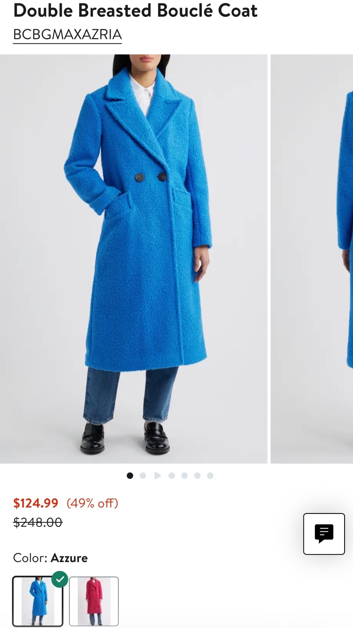 The most gorgeous coat and on sale! What I was wearing today! 