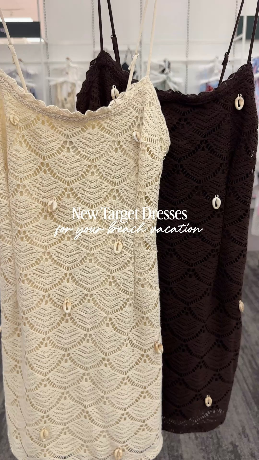 Now online! New crocheted mini dresses with the cutest shell details!

#LTKSeasonal