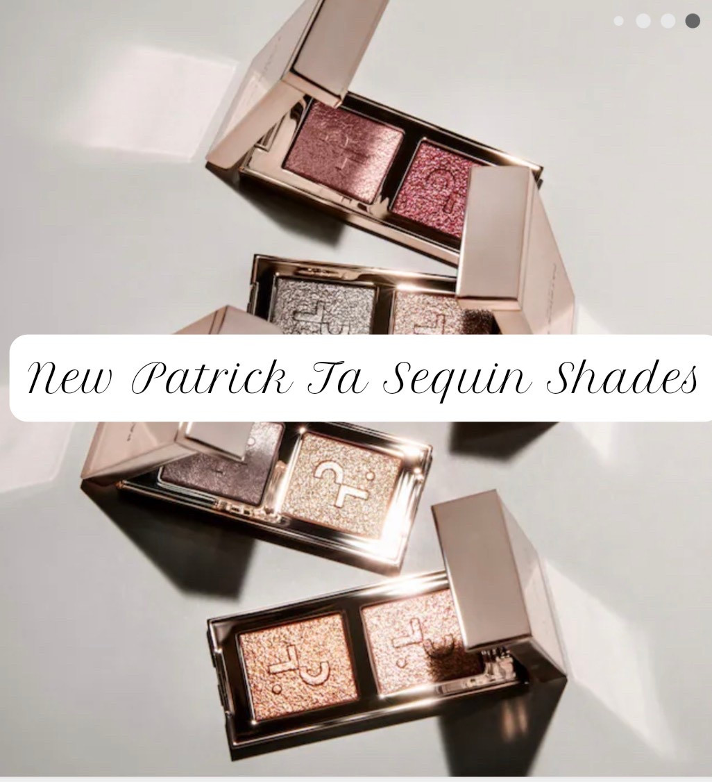 New! Patrick Ta Sequin Shade Two Pan shadows. Available at Sephora in 4 new shades. 

#LTKSeasonal #LTKBeauty