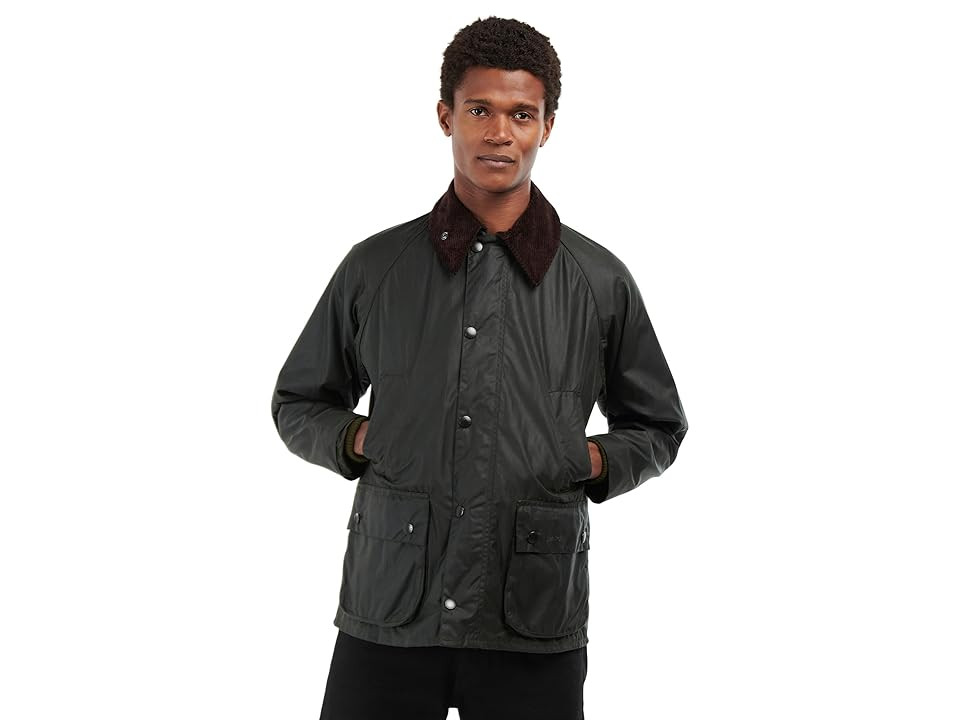 Barbour Bedale Wax Jacket Men's Jacket Sage 1 : SM (34), Nylon | Zappos