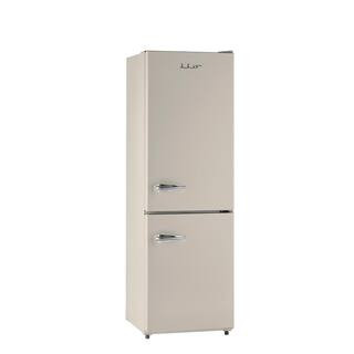 11 cu. ft. Retro Frost Free Bottom Freezer Refrigerator in Cream, ENERGY STAR (Right Hinge) | The Home Depot